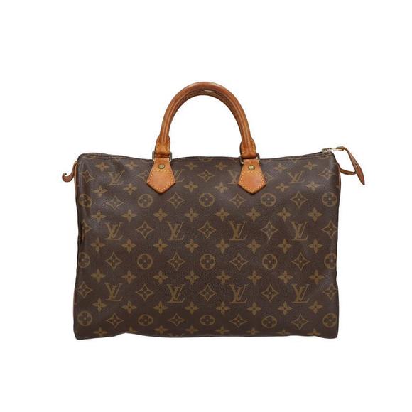 Louis Vuitton Speedy 35 Monogram Bag Brown - Picture 1 of 7